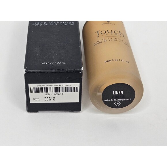 Younique Mineral Touch Liquid Foundation in Linen .68 fl oz New in Box - Picture 6 of 6